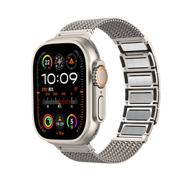 Stainless Steel Braided Magnetic Band For Apple Watch